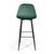 Стул барный TED, бархат зеленый 19 /опора конус, изображение 5 | Интернет магазин мебели и декора LifeDekor
