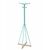 Вешалка напольная Галилео 218 бирюзовый/шимо | Интернет магазин мебели и декора LifeDekor
