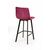 Стул барный UNO, бархат красный 16 new / чёрный профиль, изображение 5 | Интернет магазин мебели и декора LifeDekor