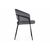 Стул на металлокаркасе Лео антрацитовый brandy light 28 / черный, изображение 4 | Интернет магазин мебели и декора LifeDekor