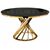 Обеденная группа Вандер black / gold, изображение 3 | Интернет магазин мебели и декора LifeDekor