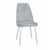 Стул DikLine 326 B22 GREY, ножки белые | Интернет магазин мебели и декора LifeDekor