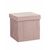 Пуф складной с ящиком Store Square пыльно-розовый | Интернет магазин мебели и декора LifeDekor
