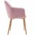 Стул Rome пудровый, изображение 3 | Интернет магазин мебели и декора LifeDekor