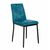 Стул DikLine 270 M19 бирюза, ножки черные | Интернет магазин мебели и декора LifeDekor