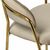 Комплект из 2-х стульев полубарных Turin латте с золотыми ножками, изображение 7 | Интернет магазин мебели и декора LifeDekor