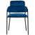 Стул Napoli синий с черными ножками, изображение 2 | Интернет магазин мебели и декора LifeDekor