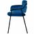 Стул Napoli синий с черными ножками, изображение 3 | Интернет магазин мебели и декора LifeDekor