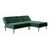 Monaco диван-кровать с шезлонгом, без подлокотников, бархат зеленый 19, изображение 4 | Интернет магазин мебели и декора LifeDekor