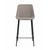Стул барный Arch экокожа серый, изображение 2 | Интернет магазин мебели и декора LifeDekor