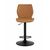 Стул барный Dome экокожа коричневый, изображение 2 | Интернет магазин мебели и декора LifeDekor