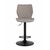 Стул барный Dome экокожа серый, изображение 2 | Интернет магазин мебели и декора LifeDekor