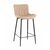 Стул барный Vault экокожа бежевый | Интернет магазин мебели и декора LifeDekor