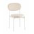 Стул Бриф SN велюр молочный каркас белый муар | Интернет магазин мебели и декора LifeDekor