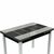 Стол «Шанхай» Каре 110x74см, черно-белый, хром, изображение 4 | Интернет магазин мебели и декора LifeDekor