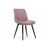 Стул на металлокаркасе Fox black / light purple | Интернет магазин мебели и декора LifeDekor