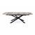 Стол DikLine KE180 керамика серый мрамор С21 глянец/опоры черные) (2 уп), изображение 2 | Интернет магазин мебели и декора LifeDekor