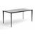 "Малага" обеденный стол из HPL 160х80см, цвет "серый гранит", каркас черный | Интернет магазин мебели и декора LifeDekor