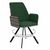 Стул DikLine 293 поворотный SB1/A2 зеленый, ножки черные | Интернет магазин мебели и декора LifeDekor