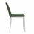 Стул DikLine 270 SB1 зеленый, ножки белые, изображение 3 | Интернет магазин мебели и декора LifeDekor