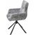 Стул Edwin шенилл серый, поворотно-возвратный механизм 360 градусов, изображение 3 | Интернет магазин мебели и декора LifeDekor