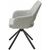 Стул Gandi шенил светло-серый, поворотно-возвратный механизм 180 градусов, изображение 2 | Интернет магазин мебели и декора LifeDekor