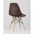 Стул Eames Style DSW коричневый (разборный каркас), изображение 2 | Интернет магазин мебели и декора LifeDekor