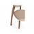Стул деревянный Вакимо ткань tenerife beige / миланский орех, изображение 6 | Интернет магазин мебели и декора LifeDekor