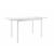 Стол DikLine LK90 Керамика Mono white (белый матовый) /подстолье белое/опоры белые, изображение 2 | Интернет магазин мебели и декора LifeDekor
