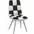 Стул «Бордо» двухцветный бело-черный, паук хром, изображение 3 | Интернет магазин мебели и декора LifeDekor