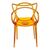 Стул Masters прозрачный оранжевый, изображение 4 | Интернет магазин мебели и декора LifeDekor
