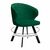 Стул DikLine 249 поворотный, K13 изумруд, ножки черные | Интернет магазин мебели и декора LifeDekor