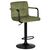 Стул барный DOBRIN KRUGER ARM BLACK, зеленый вельвет (LAR-E2041-7), Вариант: зеленый вельвет (LAR-E2041-7) | Интернет магазин мебели и декора LifeDekor