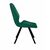 Стул DikLine 242M K13 изумруд, ножки черные, изображение 4 | Интернет магазин мебели и декора LifeDekor
