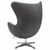 Кресло EGG STYLE CHAIR тёмно-серый, искусственная замша, изображение 5 | Интернет магазин мебели и декора LifeDekor