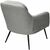 Кресло ARGOS 3018-03 светло-серый, шенилл / черный каркас, ®DISAUR, изображение 2 | Интернет магазин мебели и декора LifeDekor