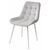 Стул ХОФМАН, цвет H-09 Светло-серый, велюр / белый каркас М-City | Интернет магазин мебели и декора LifeDekor
