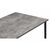 Стол деревянный Лиман 140 х 80 бетон светлый / черный матовый, изображение 5 | Интернет магазин мебели и декора LifeDekor