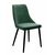 Стул DikLine 286 TW14 зеленый, ножки черные | Интернет магазин мебели и декора LifeDekor