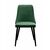 Стул DikLine 286 TW14 зеленый, ножки черные, изображение 4 | Интернет магазин мебели и декора LifeDekor