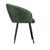 Стул DikLine 442 поворотный, DR19 зеленый, ножки черные, изображение 2 | Интернет магазин мебели и декора LifeDekor