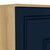 Шкаф Вега Сапфир 2дв, темно-синий, изображение 6 | Интернет магазин мебели и декора LifeDekor