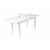 Стол Квадро (1200*700+300/цвет столешницы Белый/цвет ножек Белый), изображение 2 | Интернет магазин мебели и декора LifeDekor