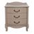 Тумбочка прикроватная "Джульетта" 3 ящ. (Мокко) Вис | Интернет магазин мебели и декора LifeDekor