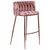 Стул барный DOBRIN EMMA ROSE GOLD, розовый велюр (VF-10), изображение 2 | Интернет магазин мебели и декора LifeDekor