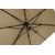 "Римини" зонт уличный 3х3м на боковой алюминиевой опоре, тент бежевый, изображение 4 | Интернет магазин мебели и декора LifeDekor