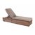 "Рим" шезлонг с подушкой, цвет коричневый | Интернет магазин мебели и декора LifeDekor
