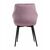 Стул CATALINA велюр сиреневый, каркас черный, изображение 6 | Интернет магазин мебели и декора LifeDekor