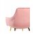 Стул CATALINA велюр розовый, каркас золото, изображение 6 | Интернет магазин мебели и декора LifeDekor