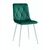 Стул HANNA велюр изумруд, каркас белый | Интернет магазин мебели и декора LifeDekor